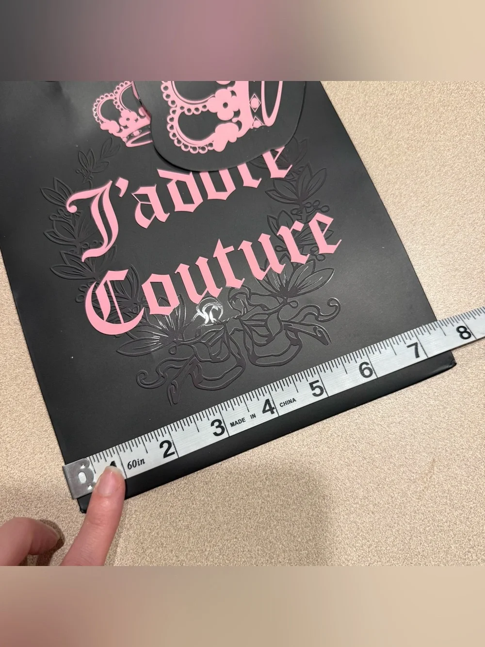 Juicy Couture Queen Celebration Gift Bags Y2K Pink Princess Glam Party Bags nwt